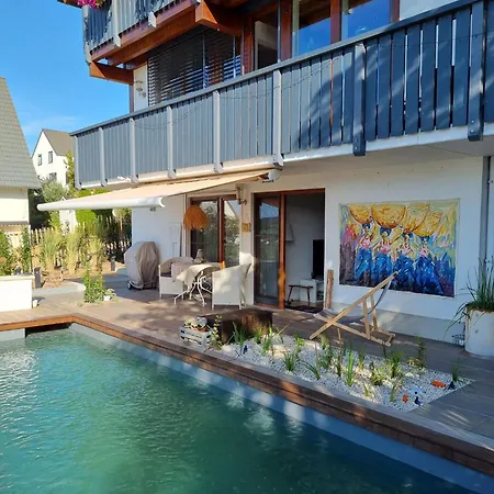 Studio 22, Terrasse,Pool,Sauna,Ofen Neuffen Extérieur photo